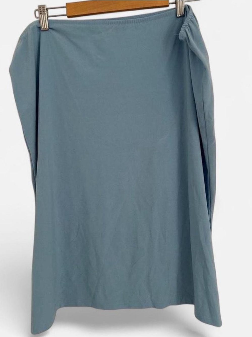 Light Blue Women's Midi Skirt- 2X